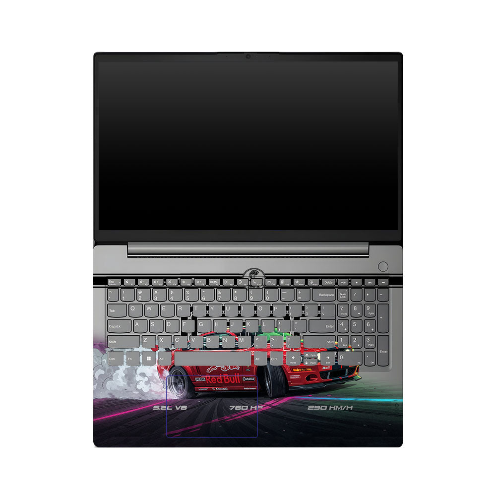 Transparent Lenovo V15 G4 Toxic Muscle Racer Laptop Skin