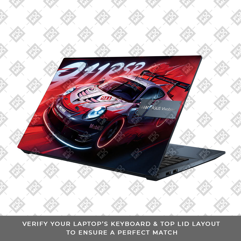 Porsche 911 RSR Asus Vivobook Pro 15 M6500QC & M6500QH Laptop Skin