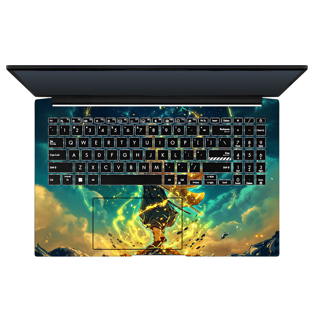 Zenitsu Thunder God Asus Vivobook Pro 15 M6500QC & M6500QH Laptop Skin