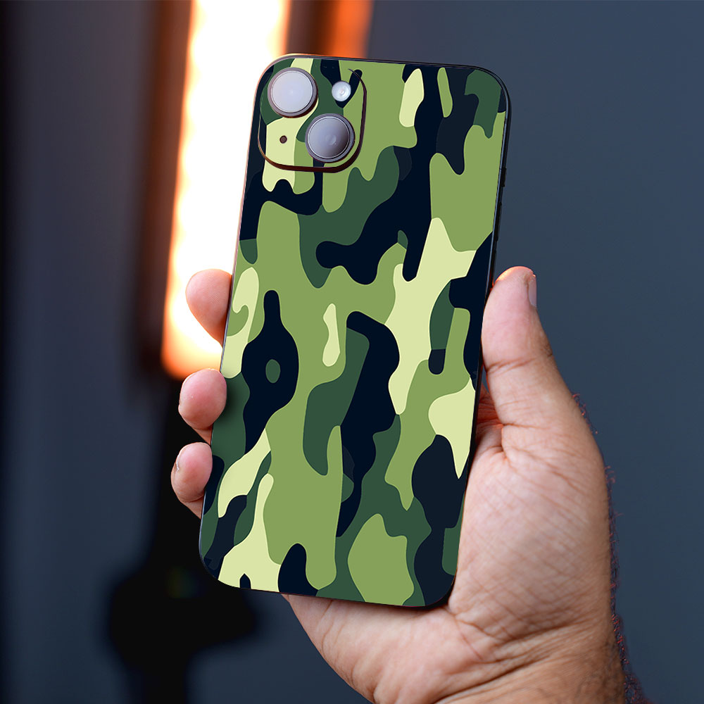 Forest Green Camo Mobile Skins