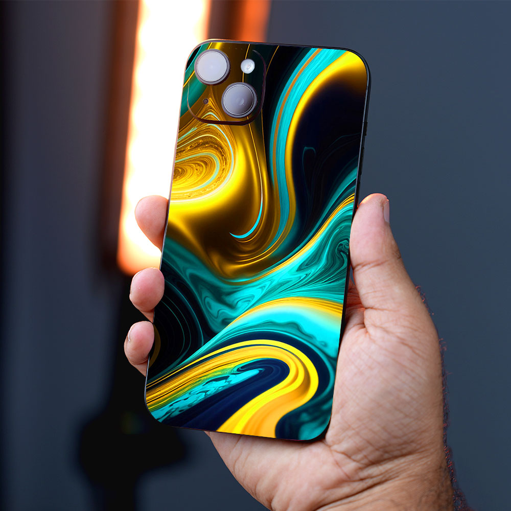 Golden Surge Liquid Drift Mobile Skins
