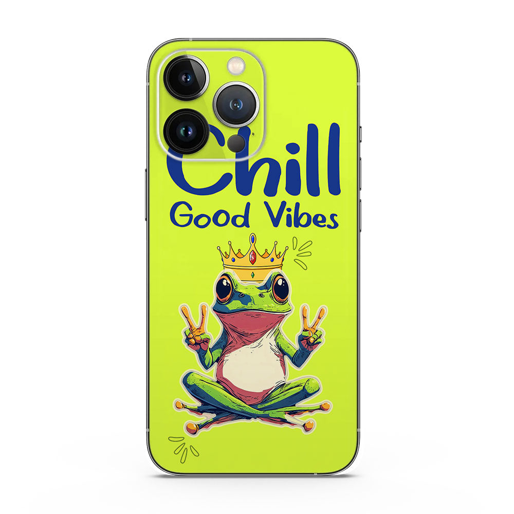 Fomo Store Mobile Skins Miscellaneous Chill Frog Good Vibes King