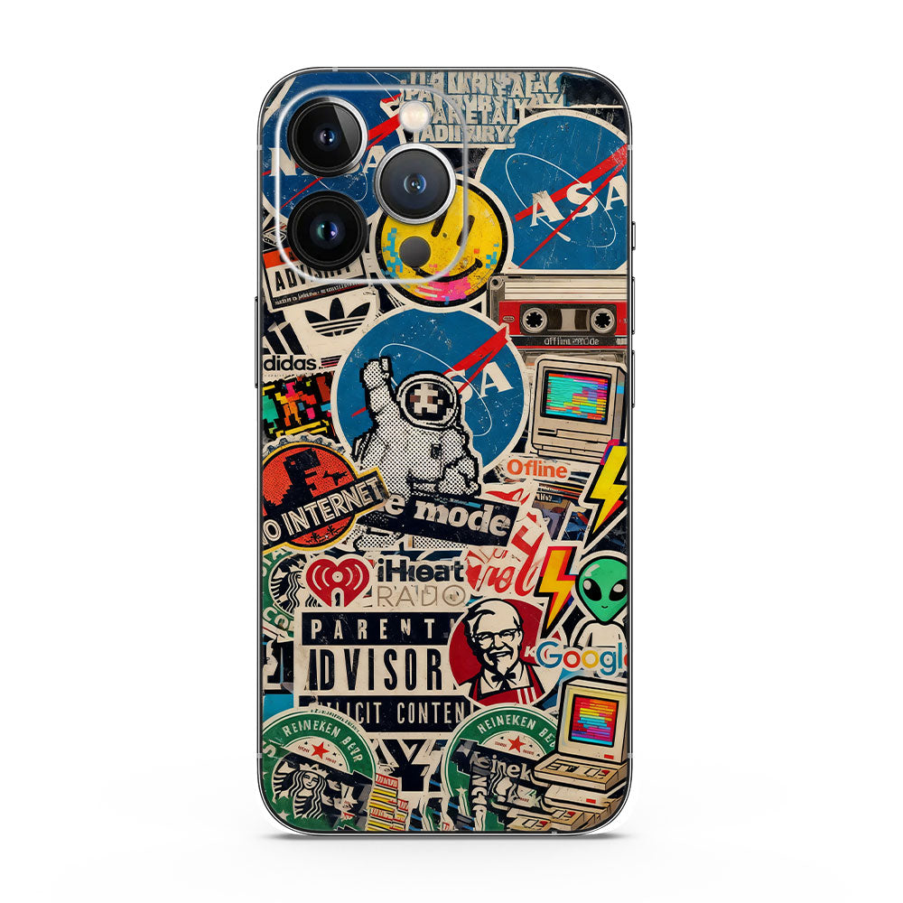 Fomo Store Mobile Skins Miscellaneous Pop Clash Sticker Collage