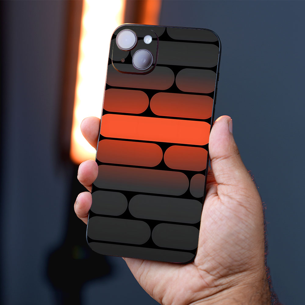 Redline Grid Mobile Skins