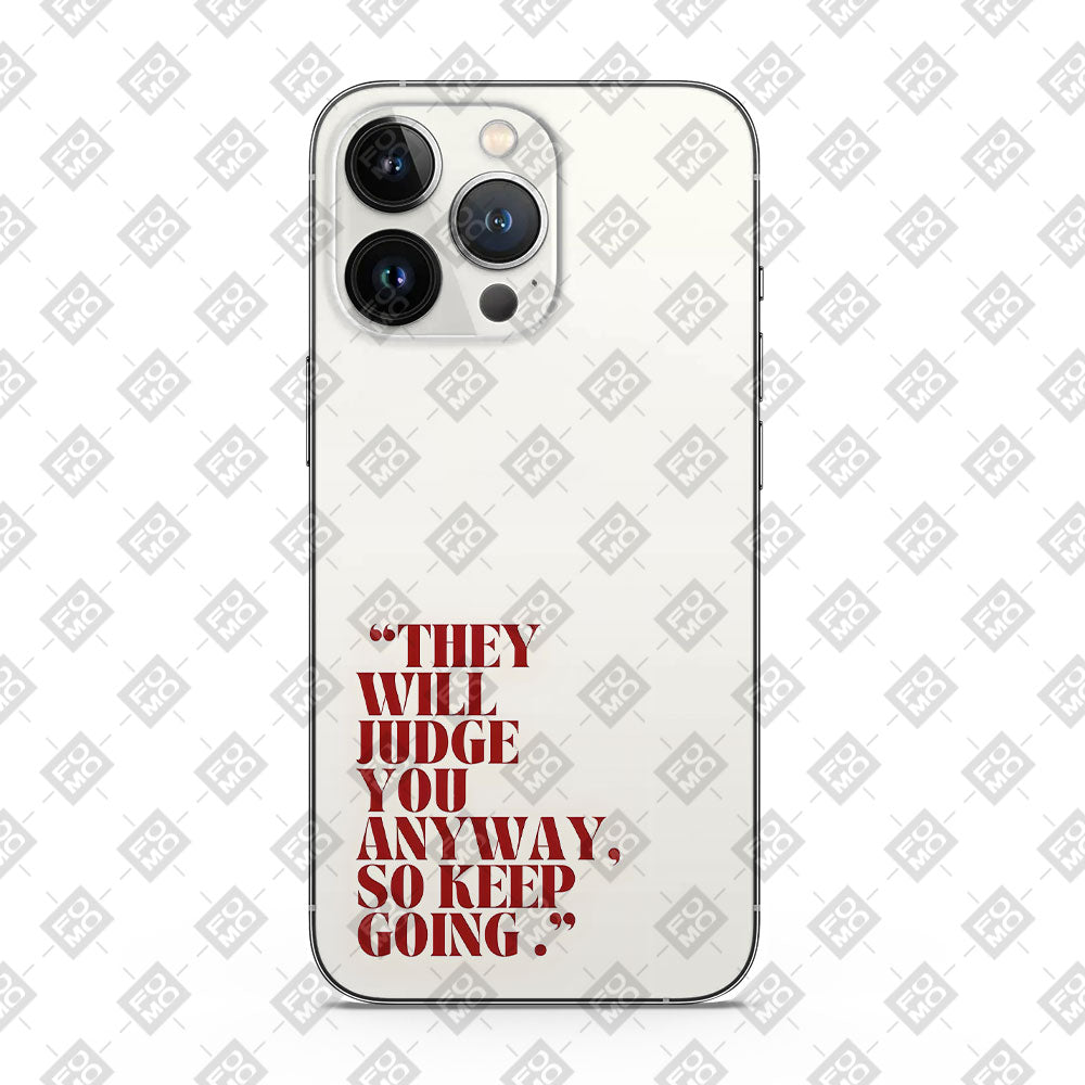They Will Judge You 3D Mobile Skin