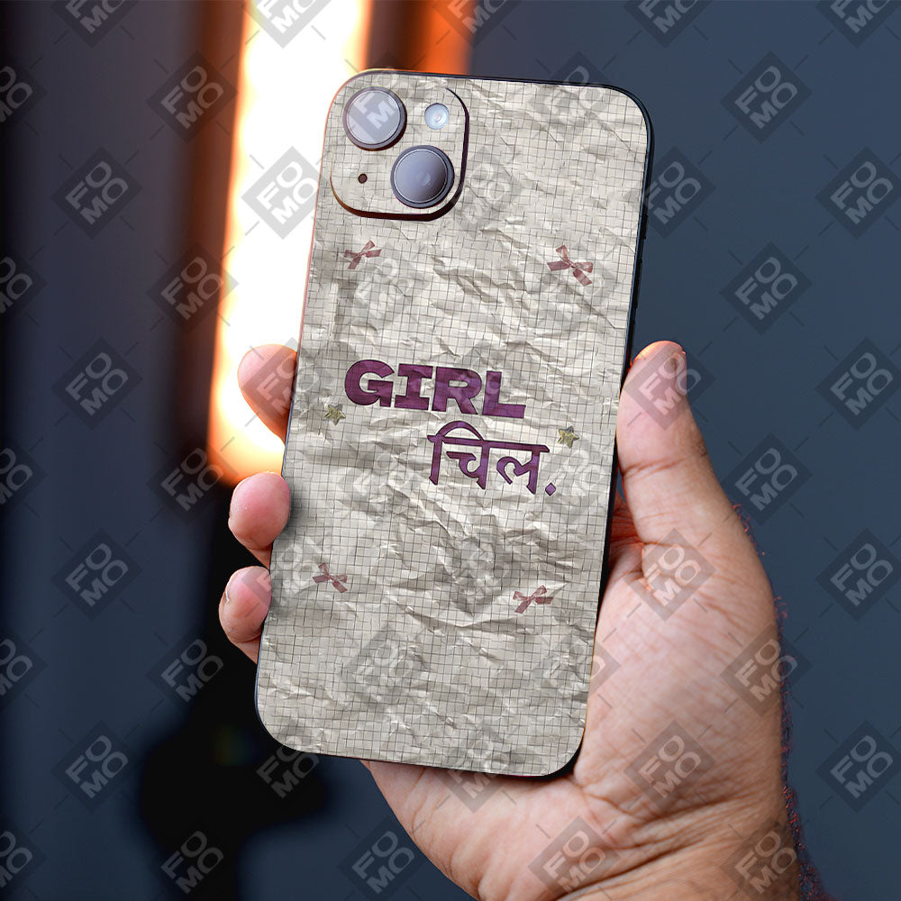 Girl Chill Mobile Skin