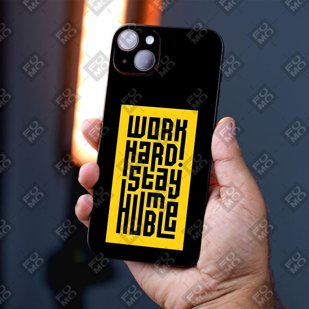 Work Hard Stay Humble Mobile Skin