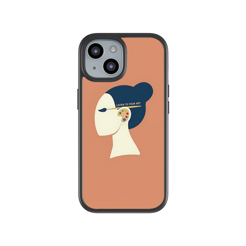 Listen To Your Art Skin with Shockguard Armour Magsafe Case for Apple iPhone 15
