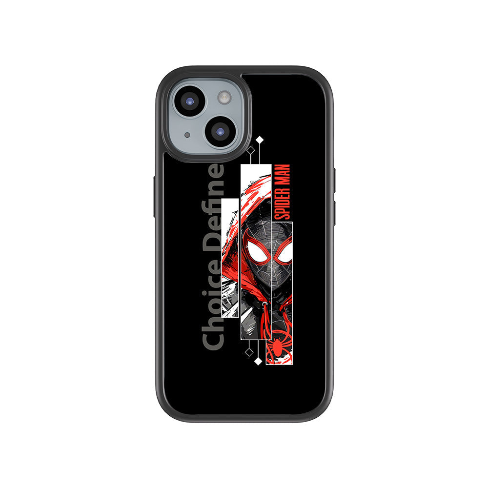 Spiderman Choices Defines Skin with Shockguard Armour Magsafe Case for Apple iPhone 15 Plus