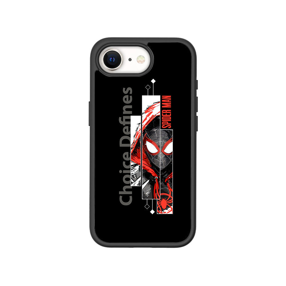 Spiderman Choices Defines Skin with Shockguard Armour Magsafe Case for Apple iPhone 16E