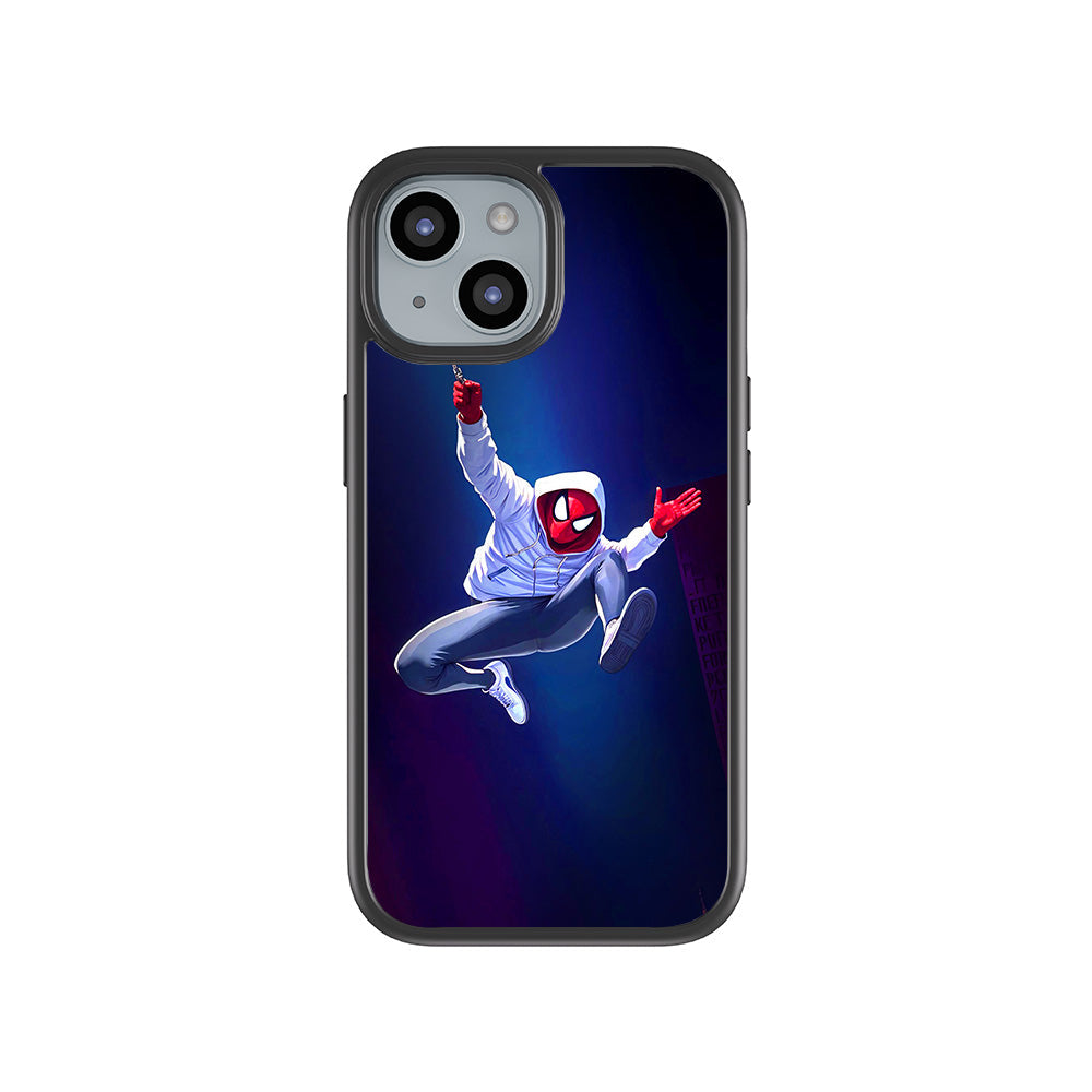 Web Hero Skyline Skin with Shockguard Armour Magsafe Case for Apple iPhone 15