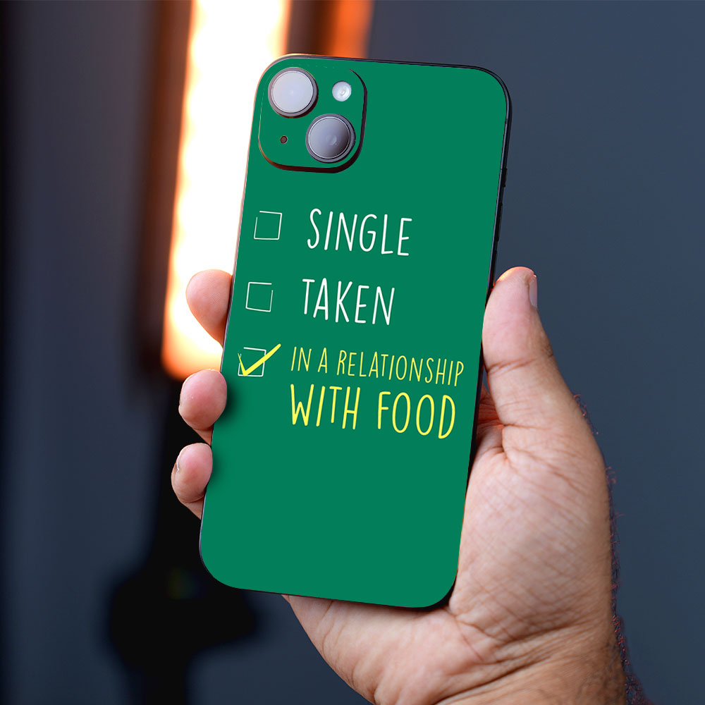 In a Relationship with Food Mobile Skins