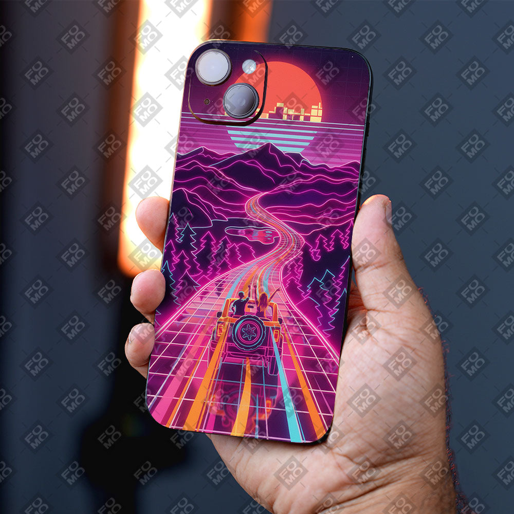 Neon Road Trip Mobile Skins