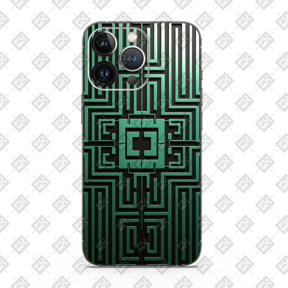 Fomo Store Mobile Skins Miscellaneous Green Labyrinth