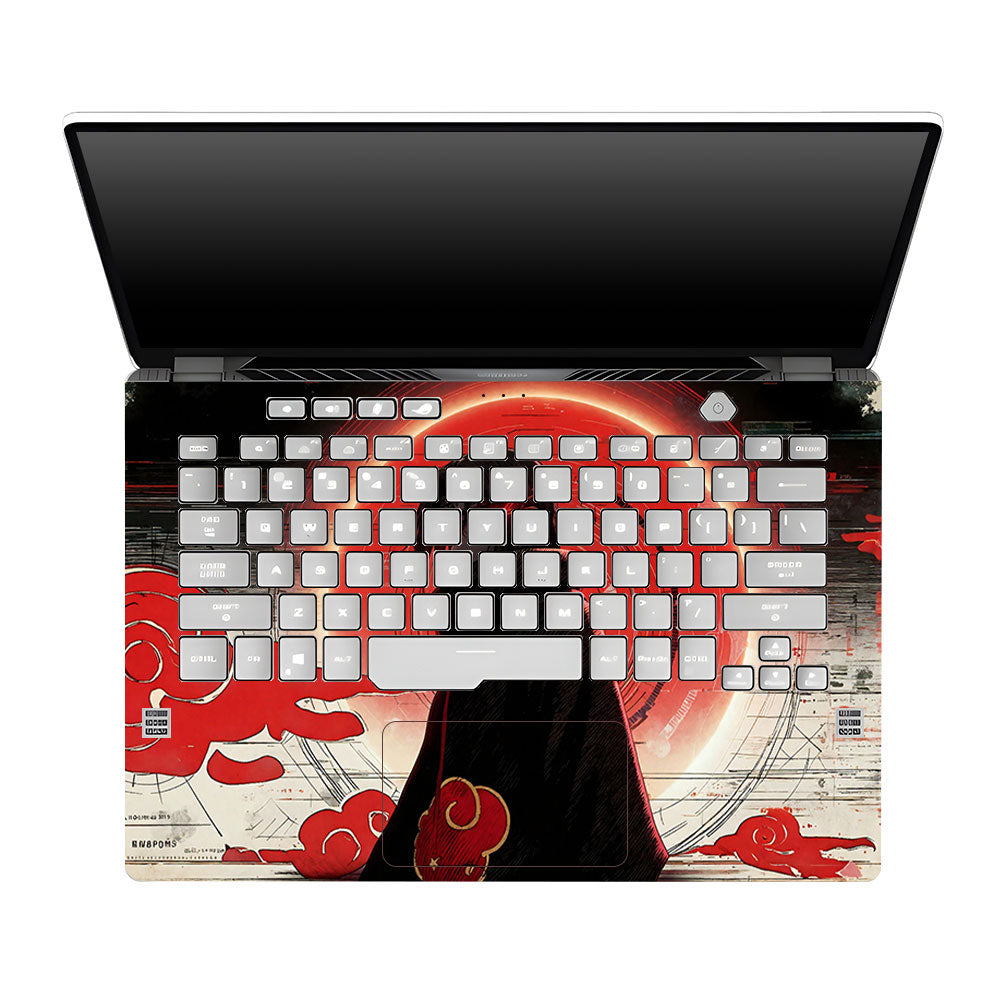Tanjiro's Flame of Ember Asus ROG Zephyrus G14 GA401 Laptop Skin