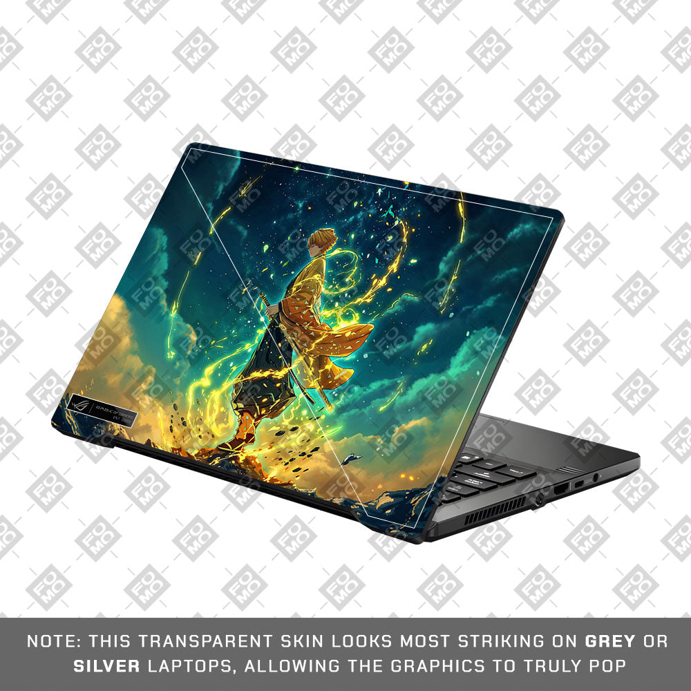 Backlit SAMURAI Jacket Asus ROG Zephyrus G14 GA401 Laptop Skin