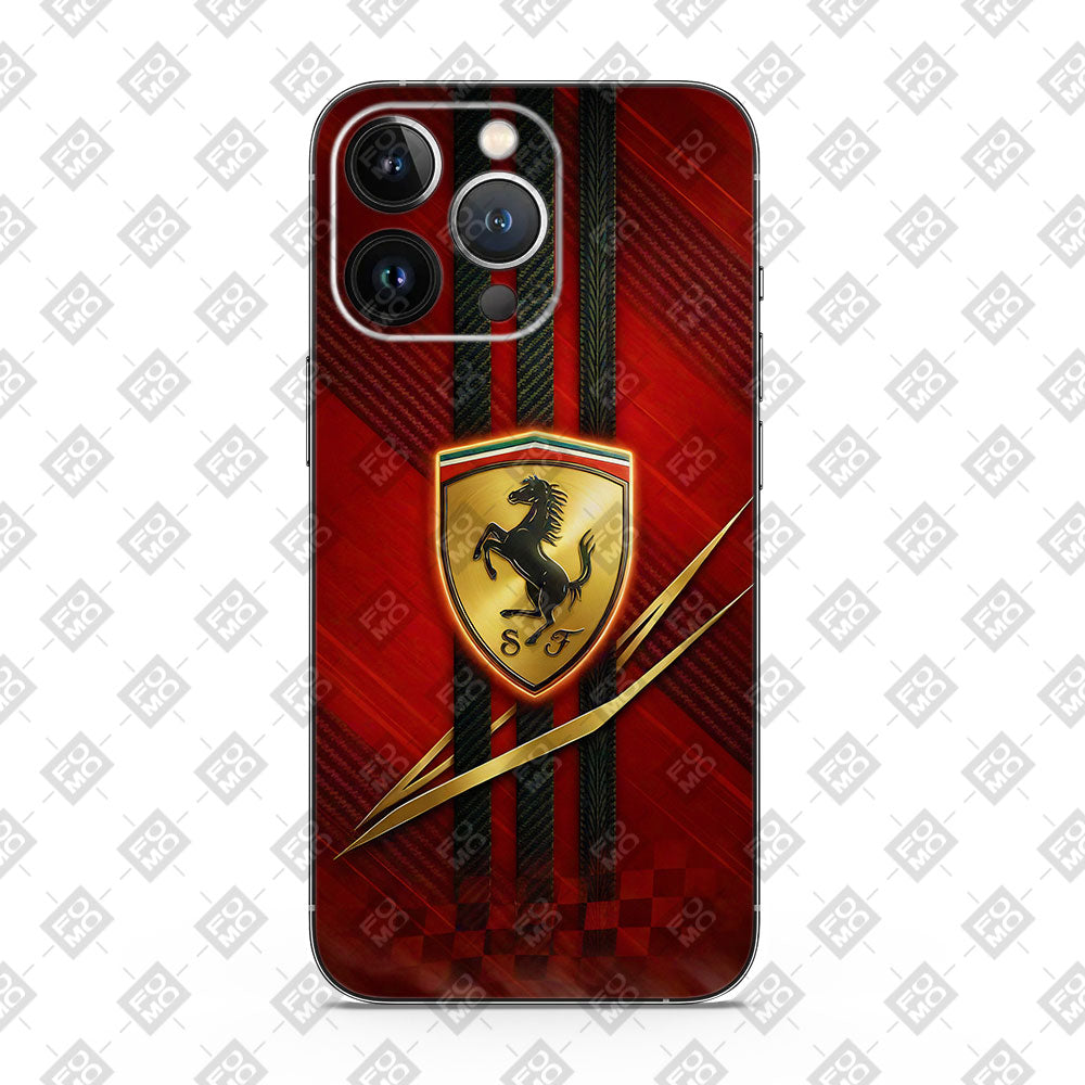 Ferrari SF Gold Crest Mobile Skin