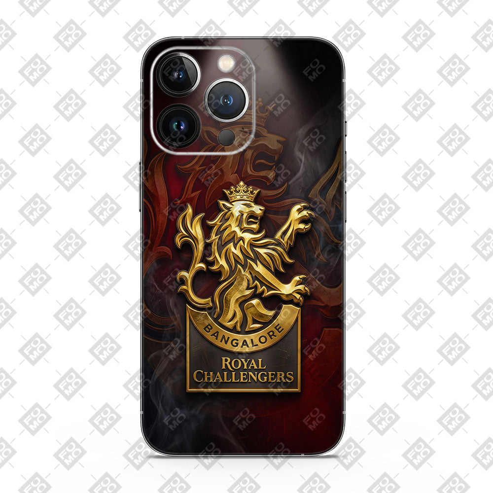 Royal Challengers Bangalore Golden Lion Sports Mobile Skin