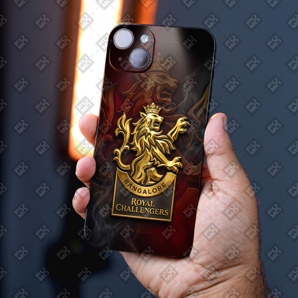 Royal Challengers Bangalore Golden Lion Sports Mobile Skin