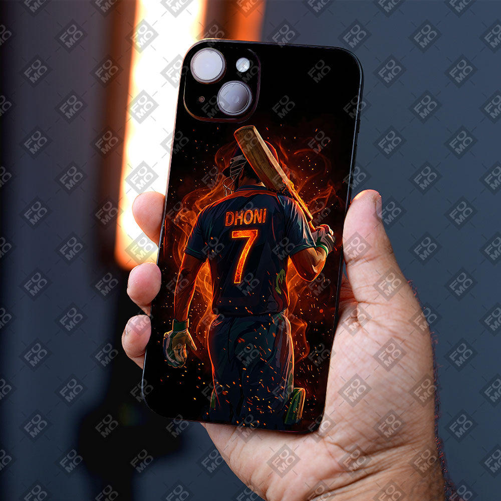 MS Dhoni Inferno Seven Sports Mobile Skin