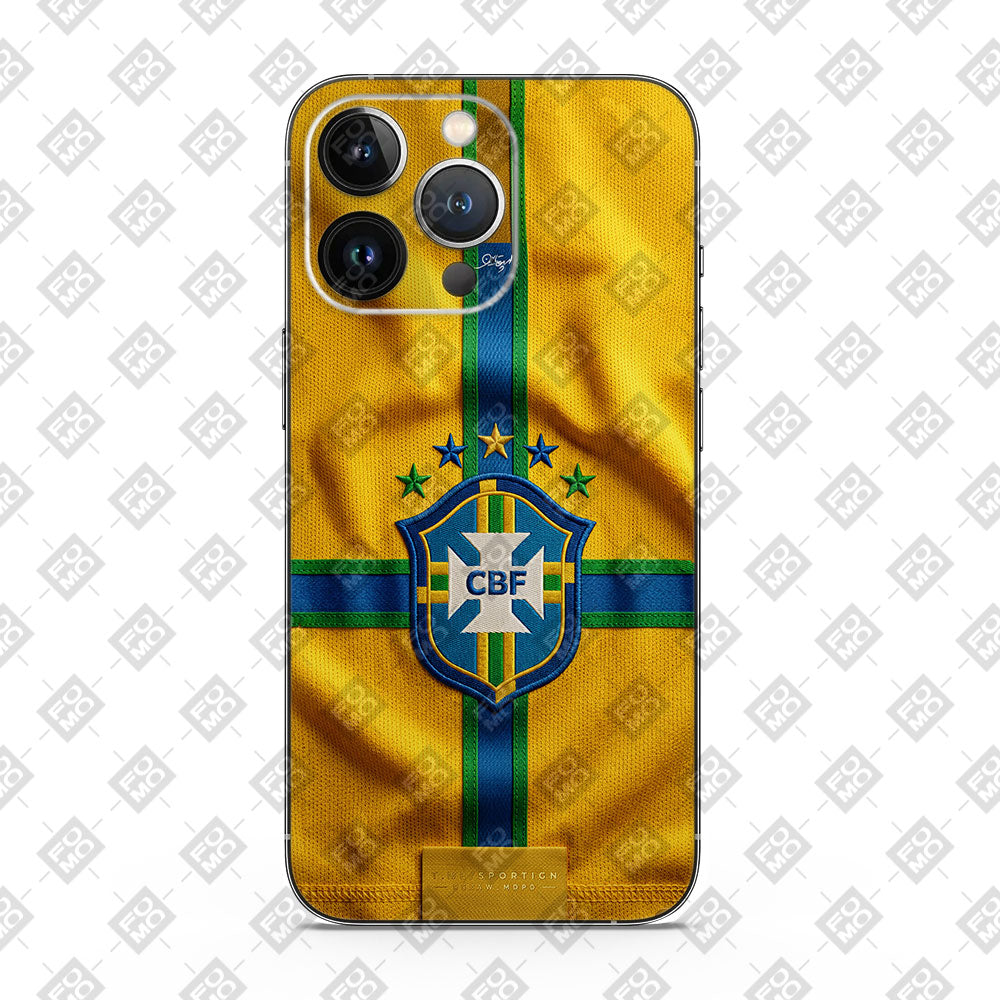 Brazil Football Crest Sports Mobile Skin