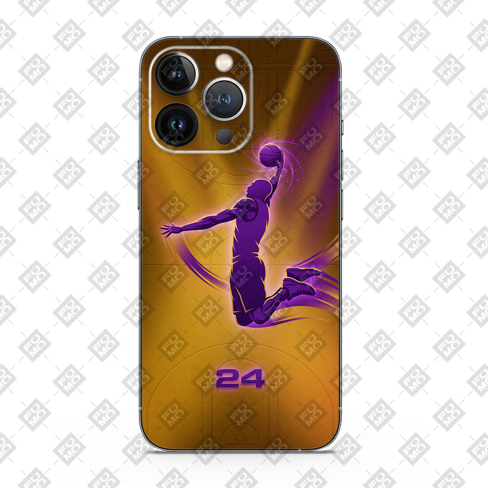 Purple Dunk 24 Sports Mobile Skin