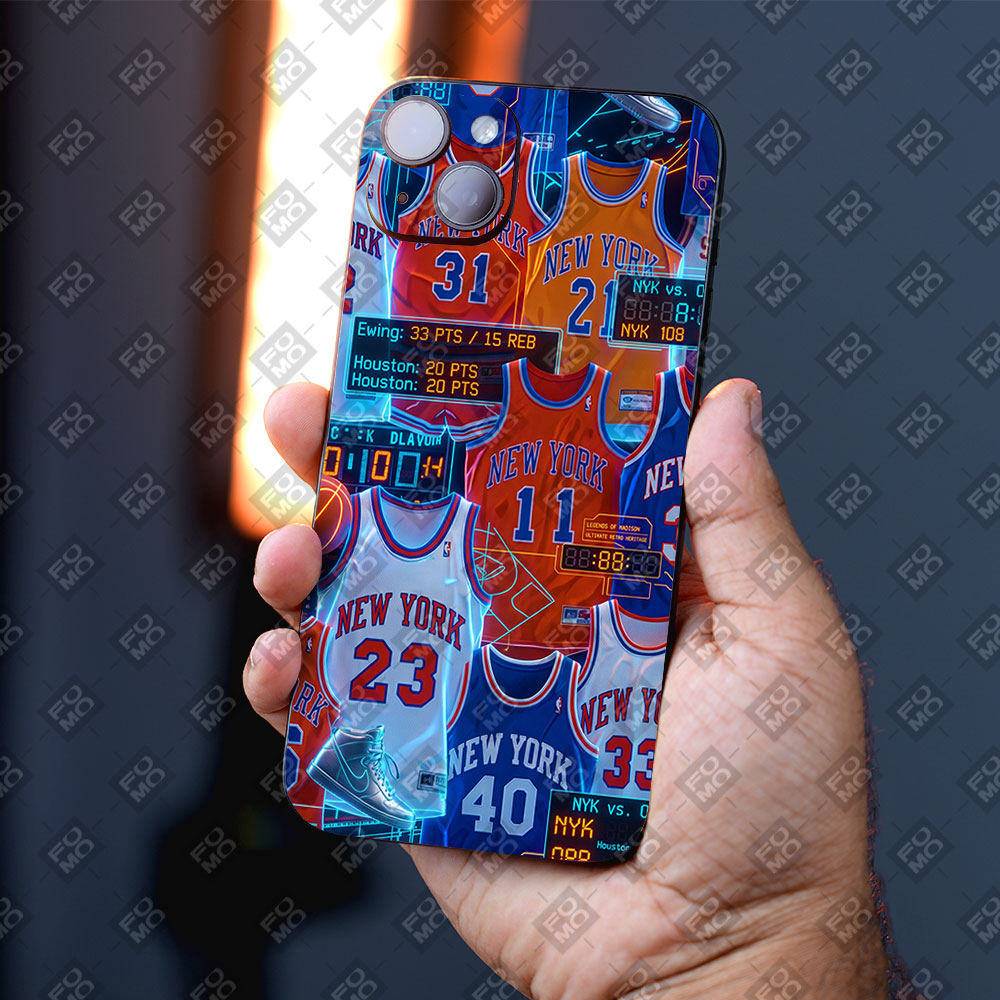 New York Knicks Retro Jerseys Sports Mobile Skin