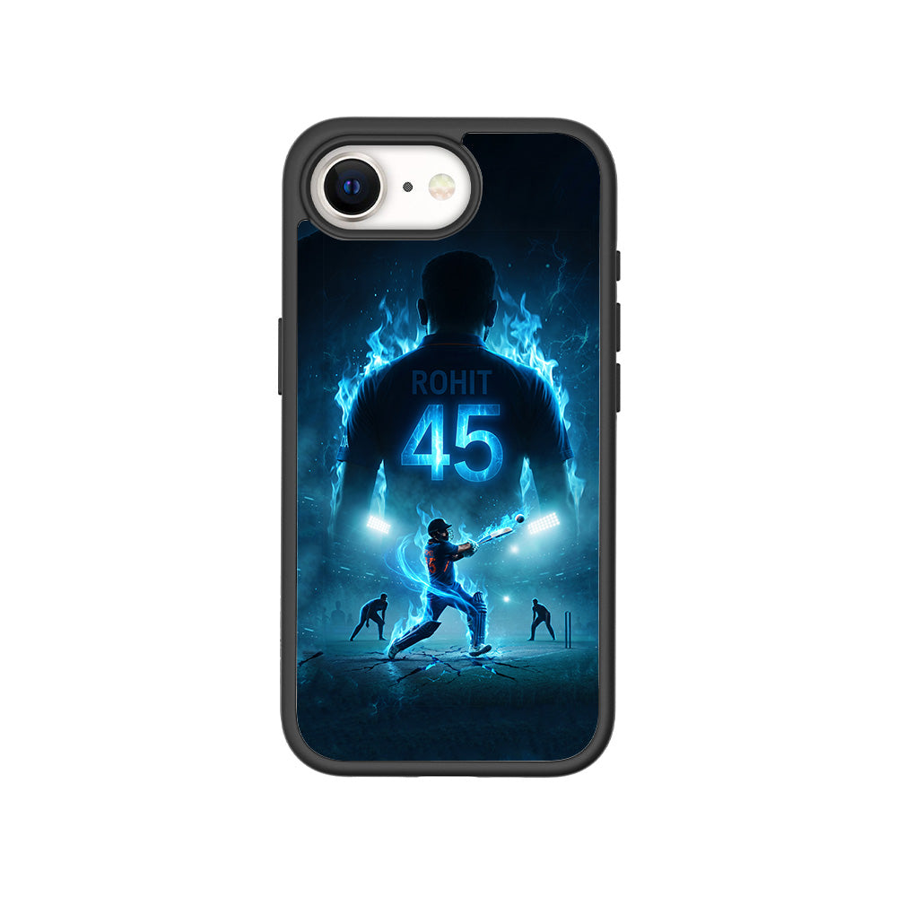 Rohit Sharma Hitman 45 Sports 3D Skin with Shockguard Armour Magsafe Case for Apple iPhone 16E