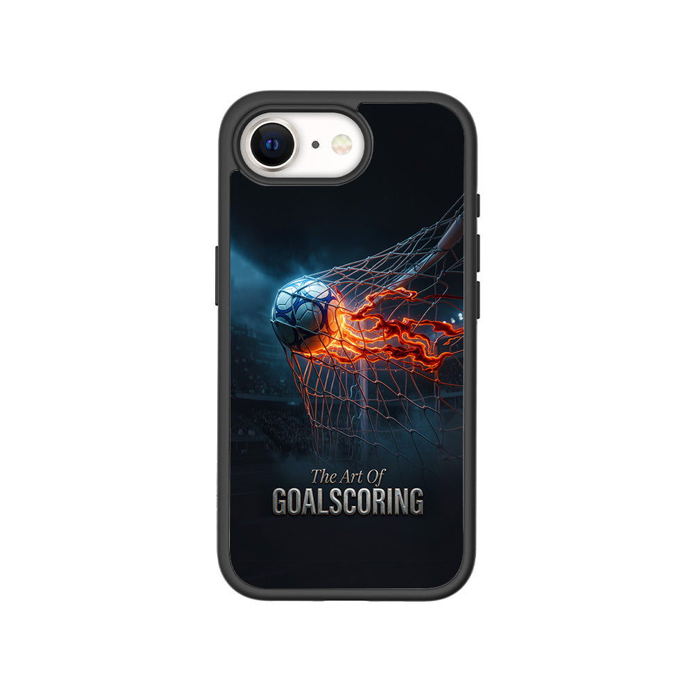 The Art of Goal Scoring Football Sports 3D Skin with Shockguard Armour Magsafe Case for Apple iPhone 16E