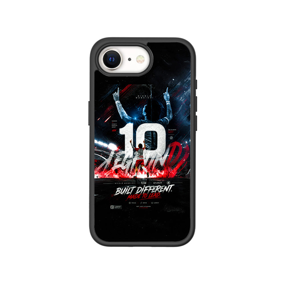 Number 10 Football Sports 3D Skin with Shockguard Armour Magsafe Case for Apple iPhone 16E
