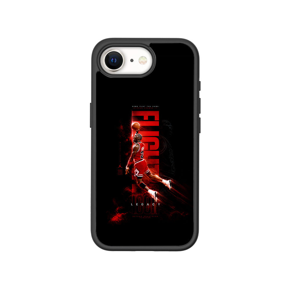 Jordan 23 Flight Sports 3D Skin with Shockguard Armour Magsafe Case for Apple iPhone 16E