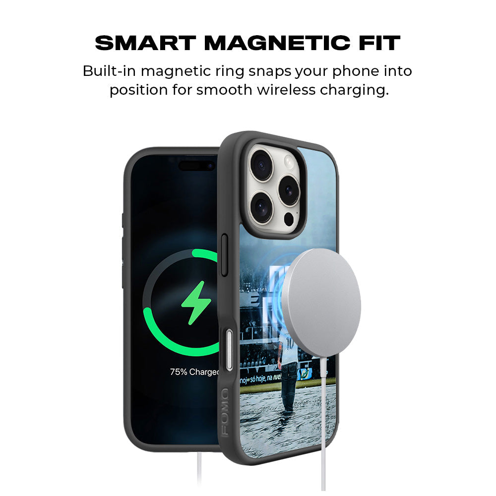 Neymar Powerful Presence Skin with Shockguard Armour Magsafe Case for Apple iPhone 16 Pro Max
