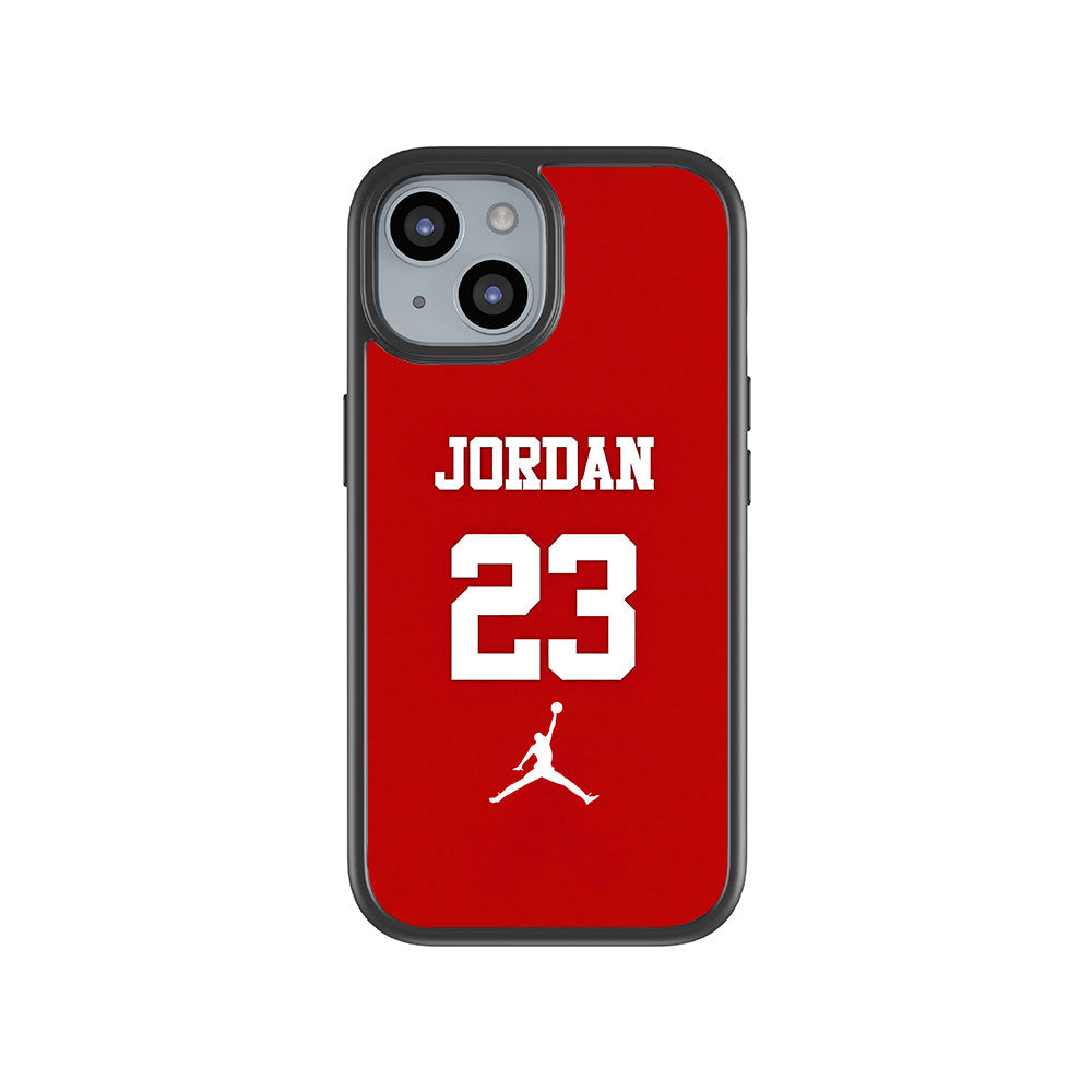 Jordan 23 Skin with Shockguard Armour Magsafe Case for Apple iPhone 15 Plus