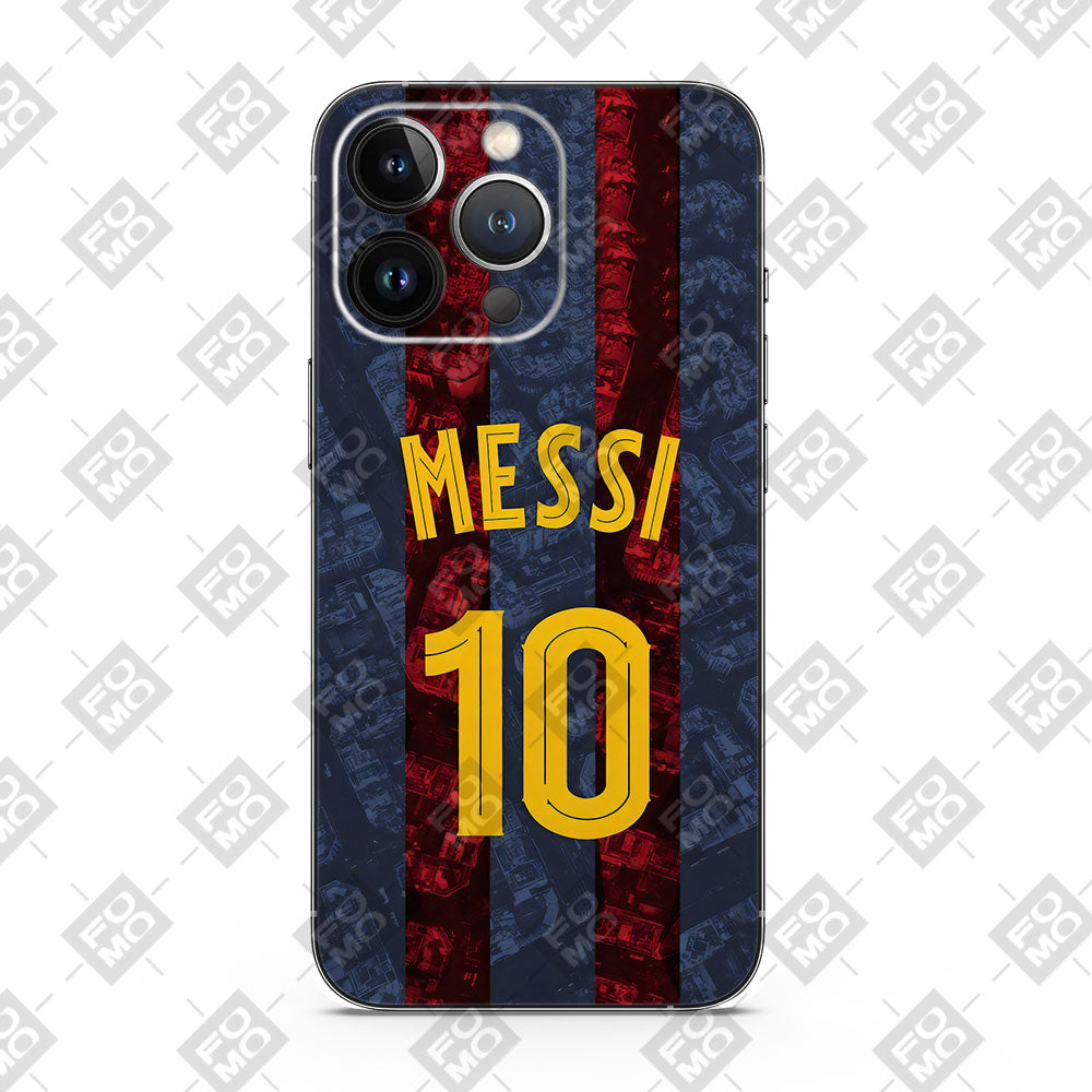 Messi Barcelona Jersey 3D Mobile Skin