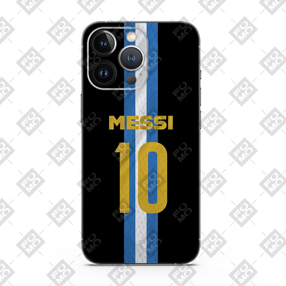 Messi Argentina Jersey 3D Mobile Skin