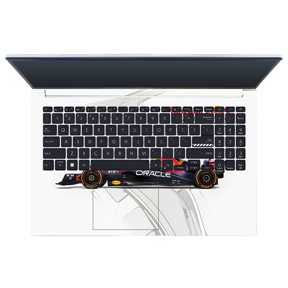 Red Bull Racing in Action Asus Vivobook 15 X1502VA Laptop Skin