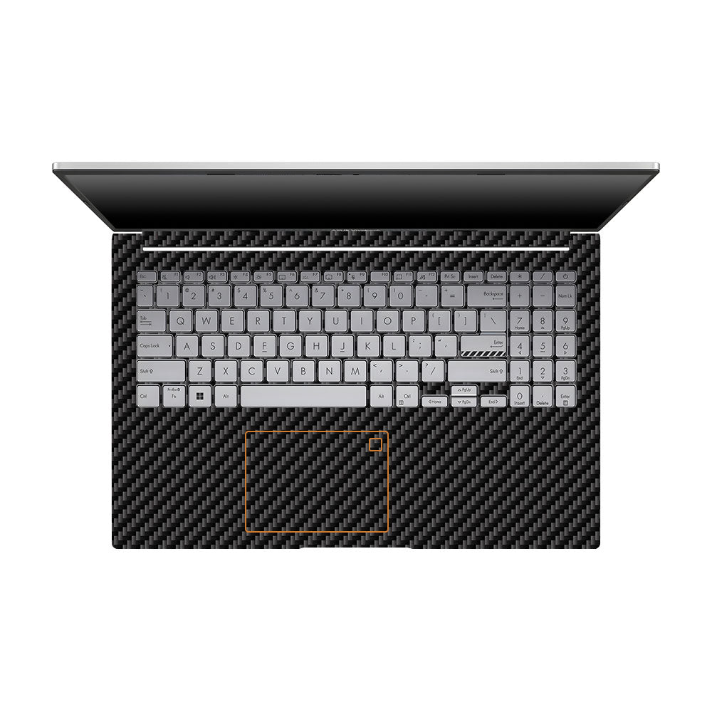 Textured Carbon Fibre Asus VivoBook 15 X1504VA Laptop Skin