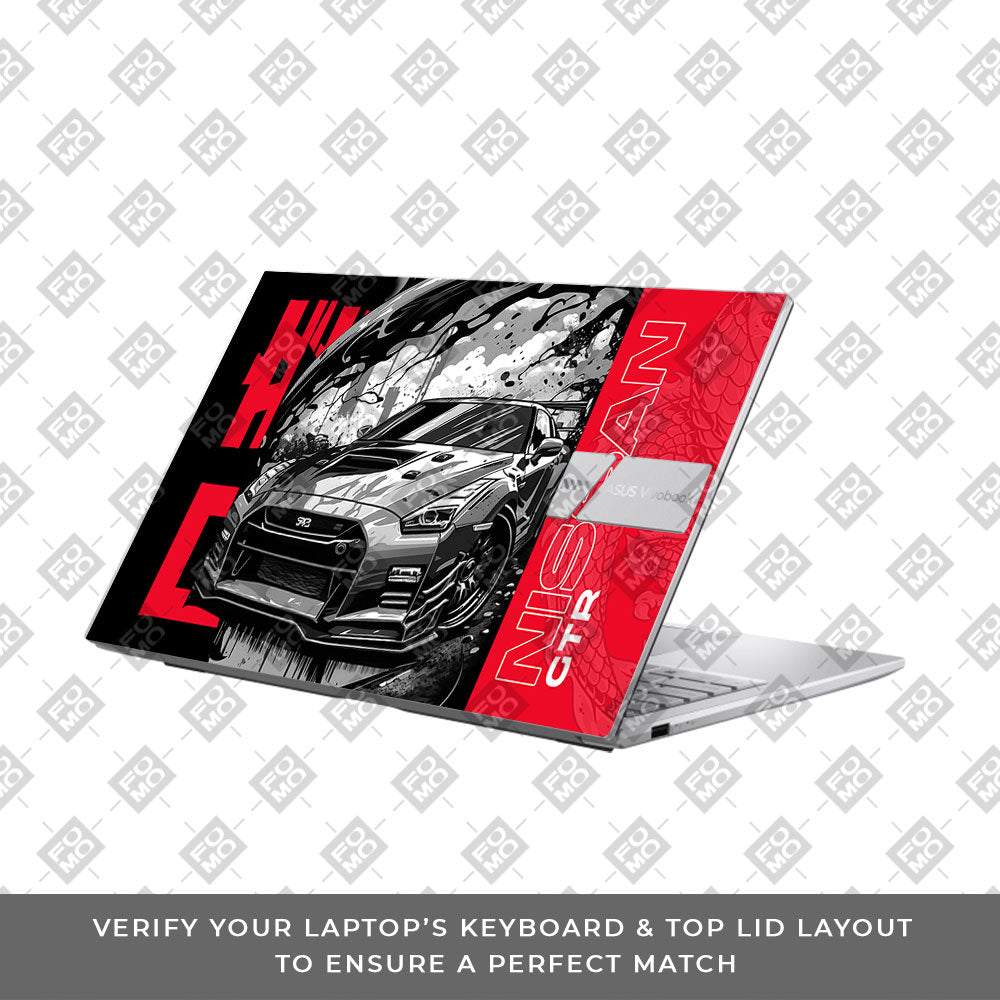 Nissan GTR Thrill Asus VivoBook 15 X1504VA Laptop Skin