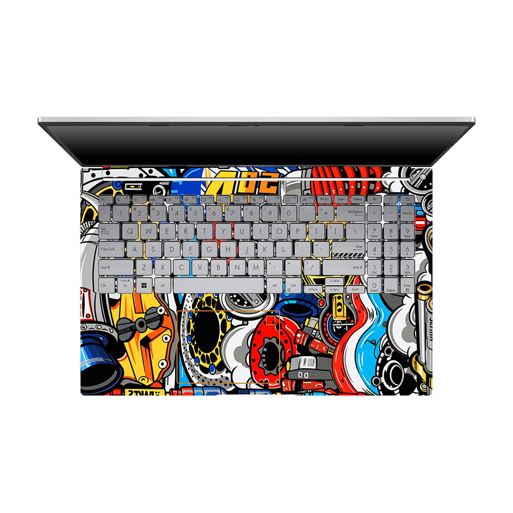 Mechanical Chaos Asus VivoBook 15 X1504VA Laptop Skin