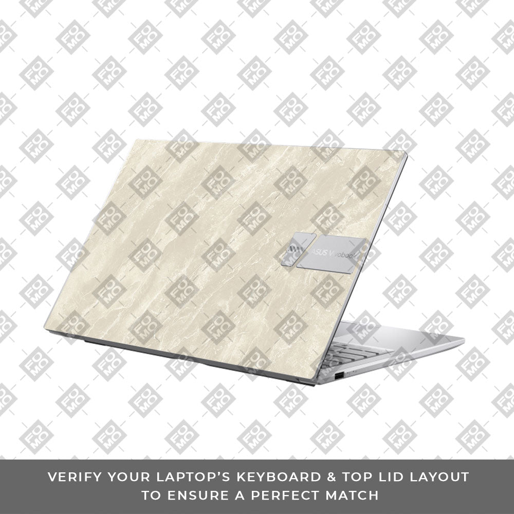 Textured Marble Asus VivoBook 15 X1504VA Laptop Skin