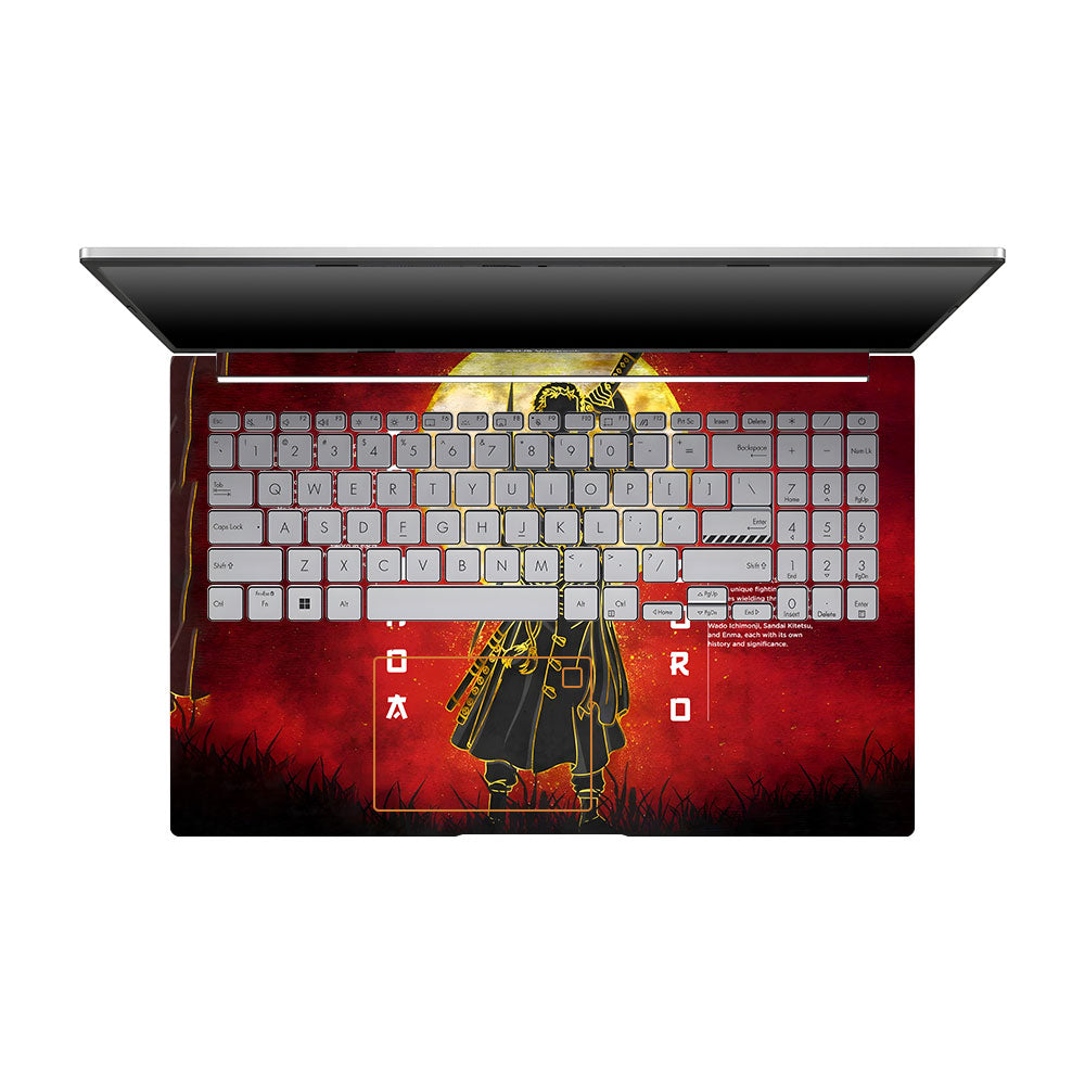 Zoro Under Golden Moon Asus VivoBook 15 X1504VA Laptop Skin