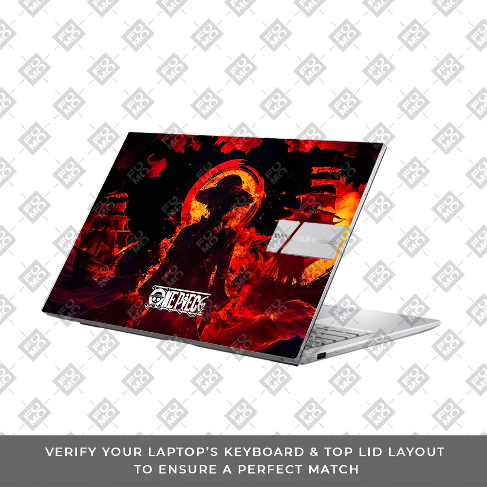 Luffy's Burning Tide Asus VivoBook 15 X1504VA Laptop Skin