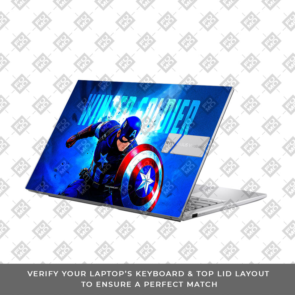 Shield of Justice Captain America Asus VivoBook 15 X1504VA Laptop Skin