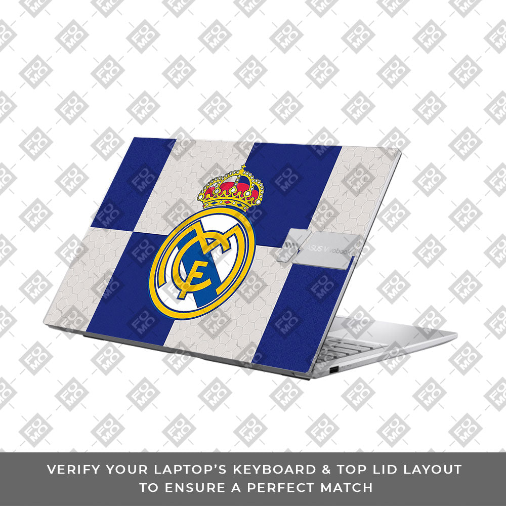Royal Reign Real Madrid Glory Asus VivoBook 15 X1504VA Laptop Skin