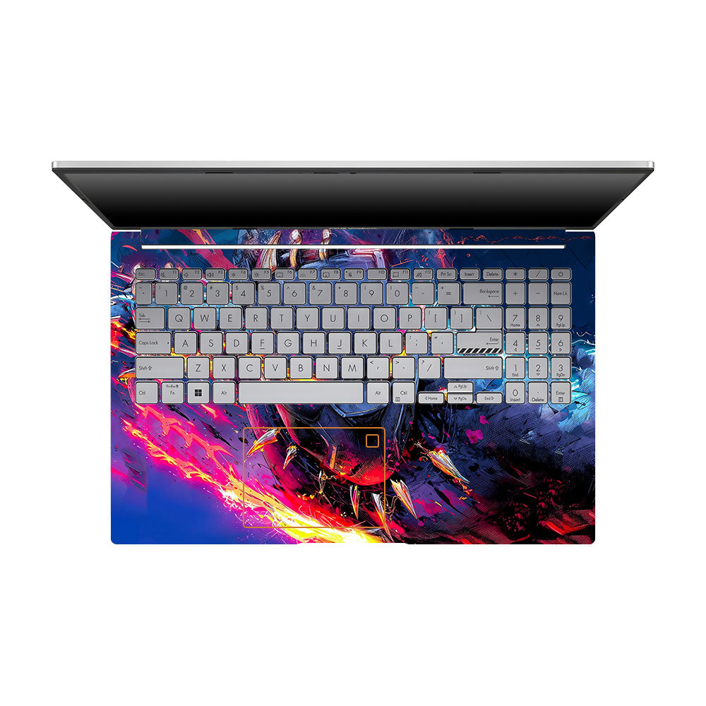 Vibranium Fury Wakandan Charge Asus VivoBook 15 X1504VA Laptop Skin