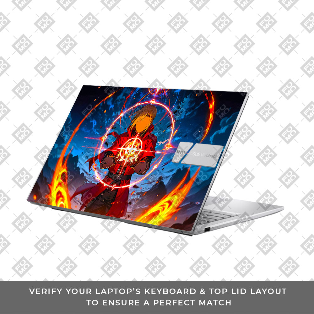 Edward Elric Fullmetal Alchemist Asus VivoBook 15 X1504VA Laptop Skin