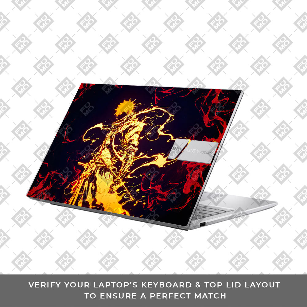Bleach Ichigo Bankai Form Asus VivoBook 15 X1504VA Laptop Skin