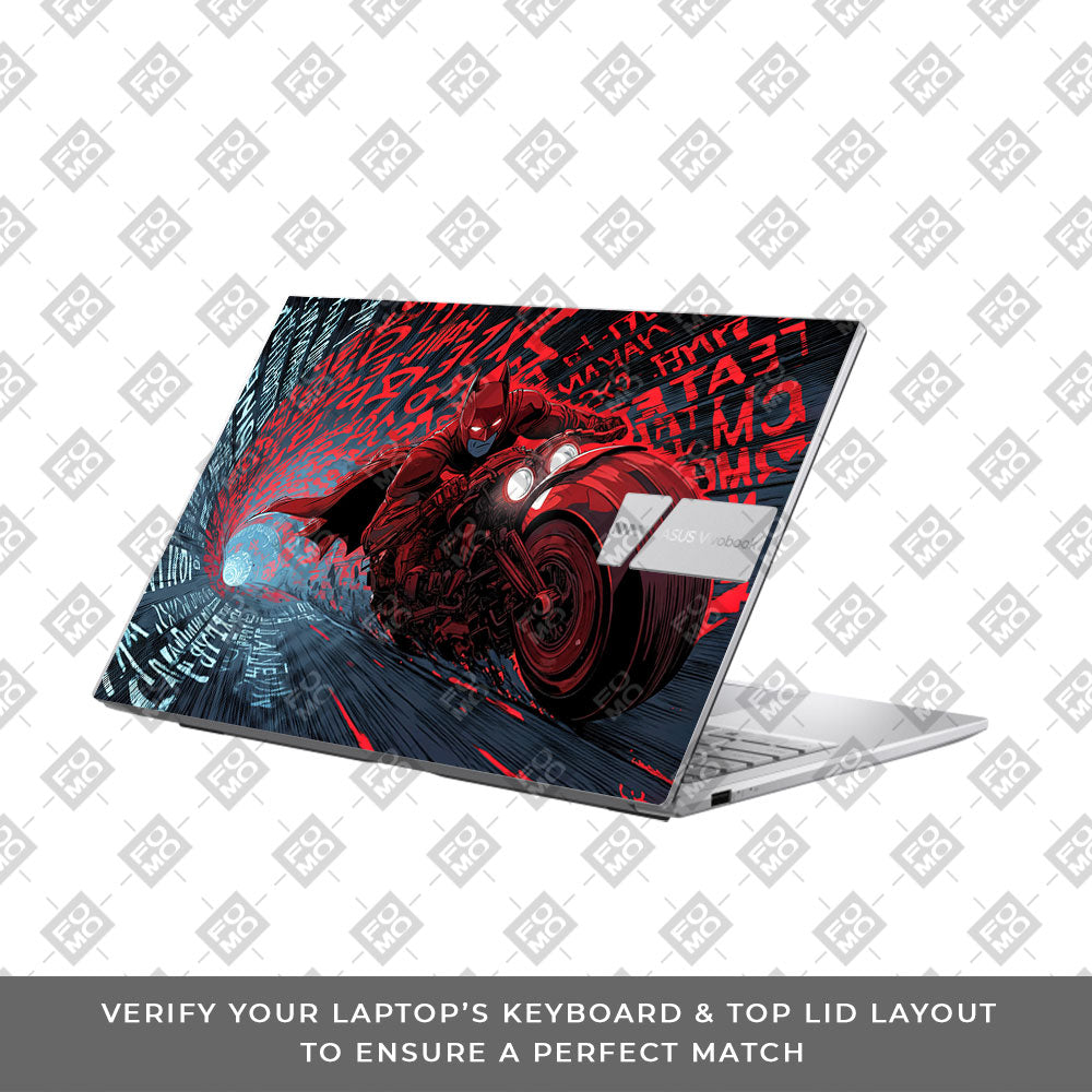 Dark Knight Overdrive Asus VivoBook 15 X1504VA 3D Laptop Skin