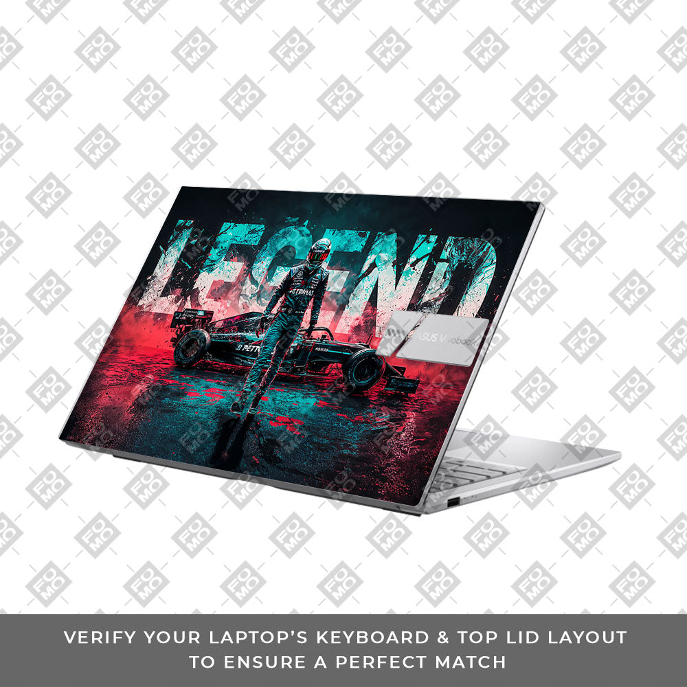 F1 Legend Racer Asus VivoBook 15 X1504VA Laptop Skin