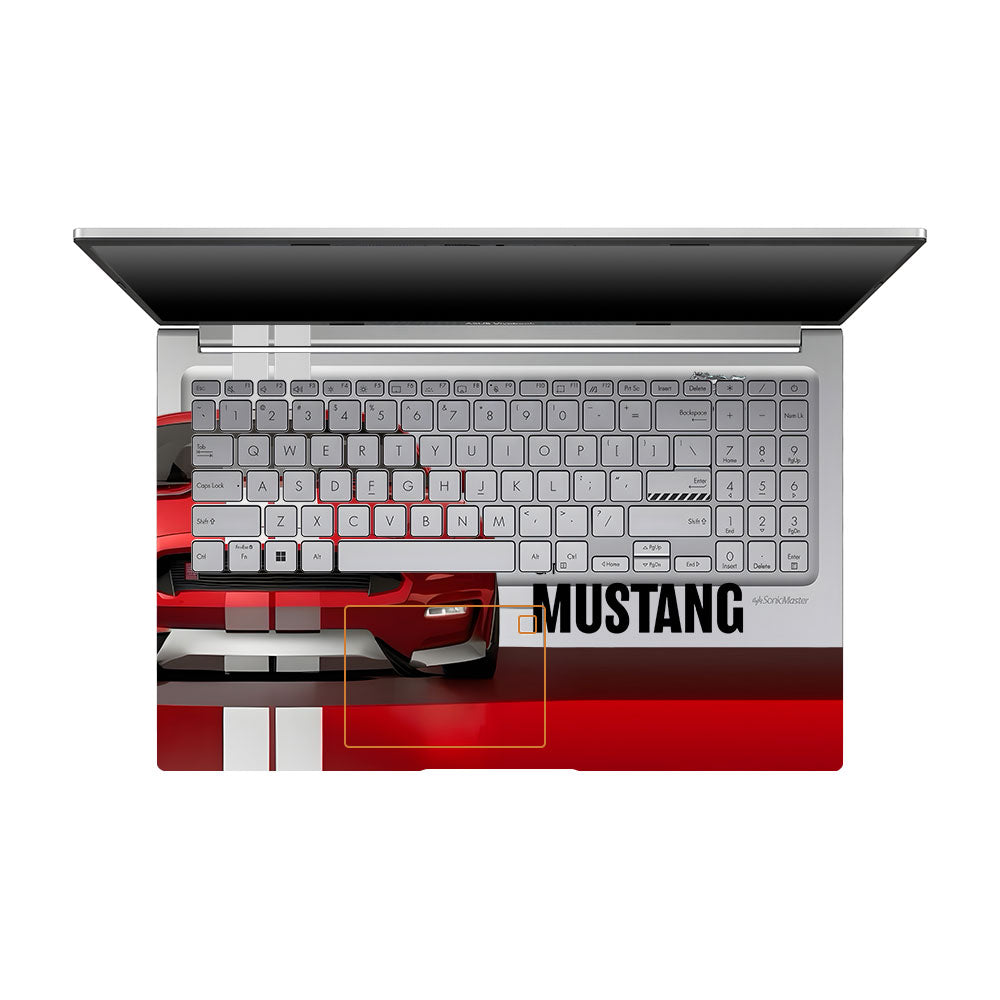 Transparent Mustang Power Asus VivoBook 15 X1504VA Laptop Skin